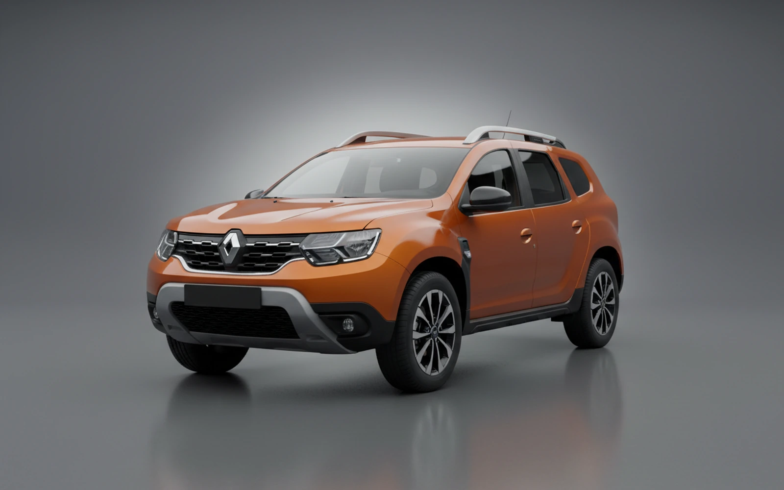 Renault Duster Orange 2025 for rent in Miami — exterior photo