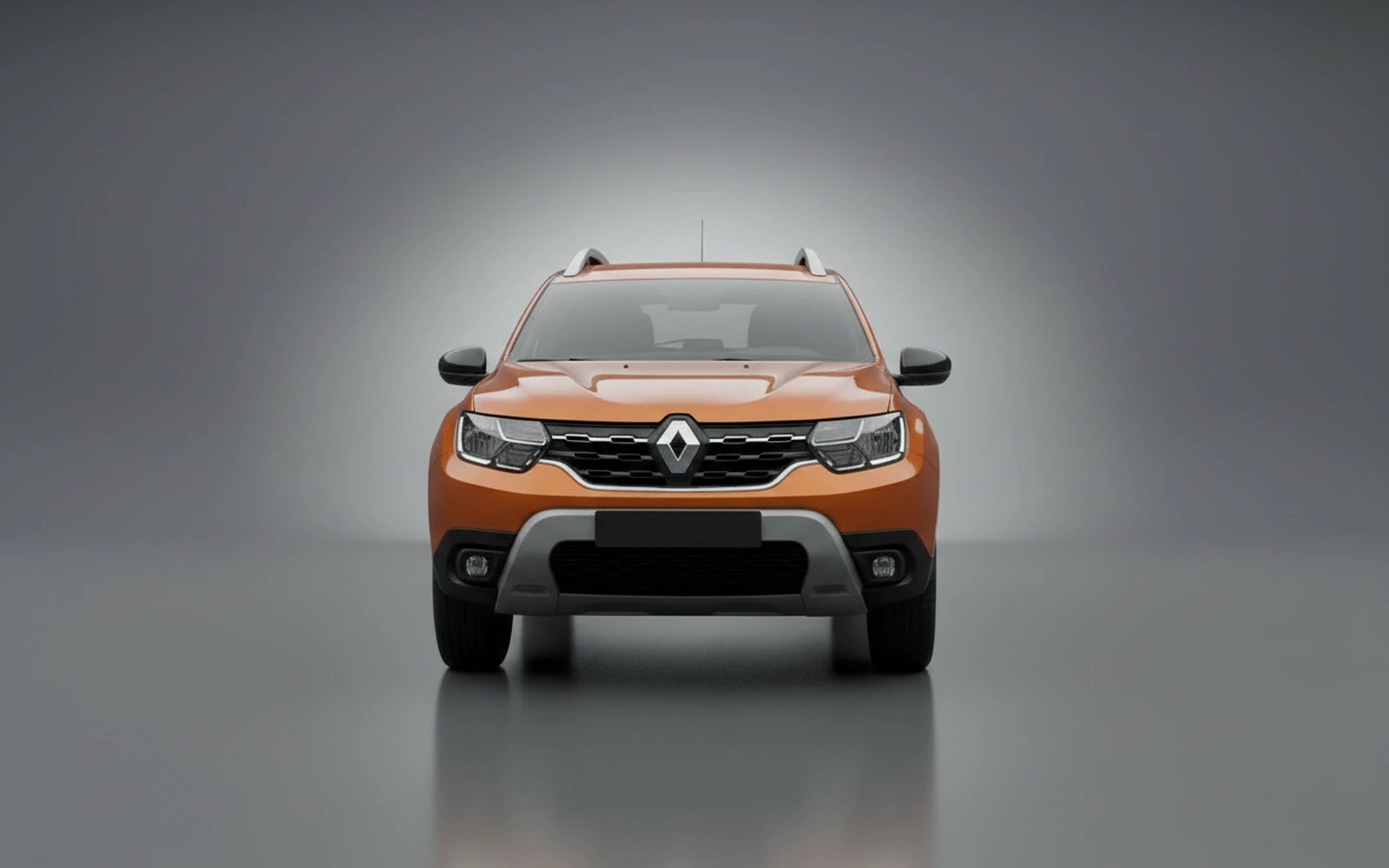 Renault Duster Orange 2025 — exterior side view