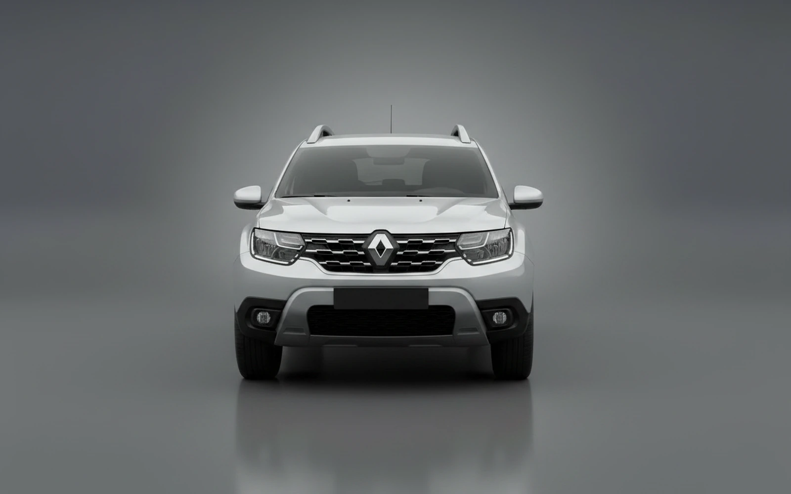 Renault Duster Silver 2025 — exterior side view