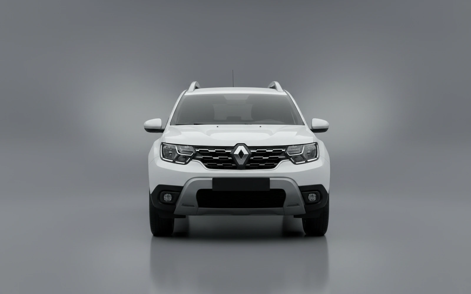 Renault Duster White 2025 — exterior side view