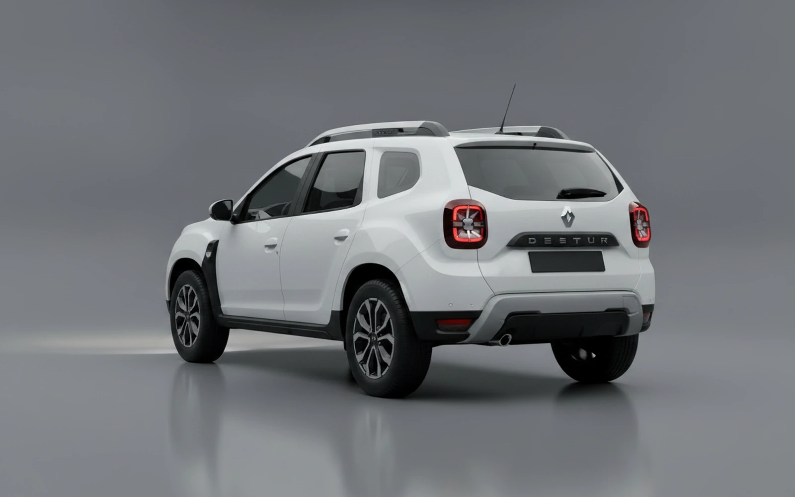Renault Duster White 2025 — interior dashboard