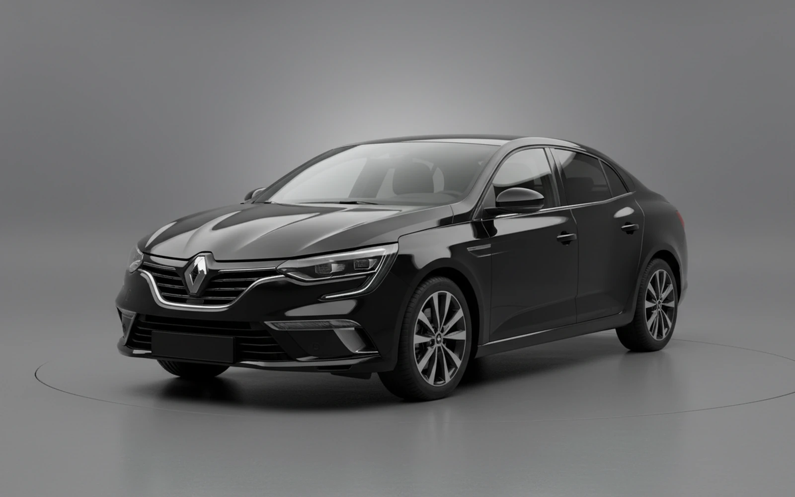 Renault Megane Black 2025 for rent in Miami — exterior photo
