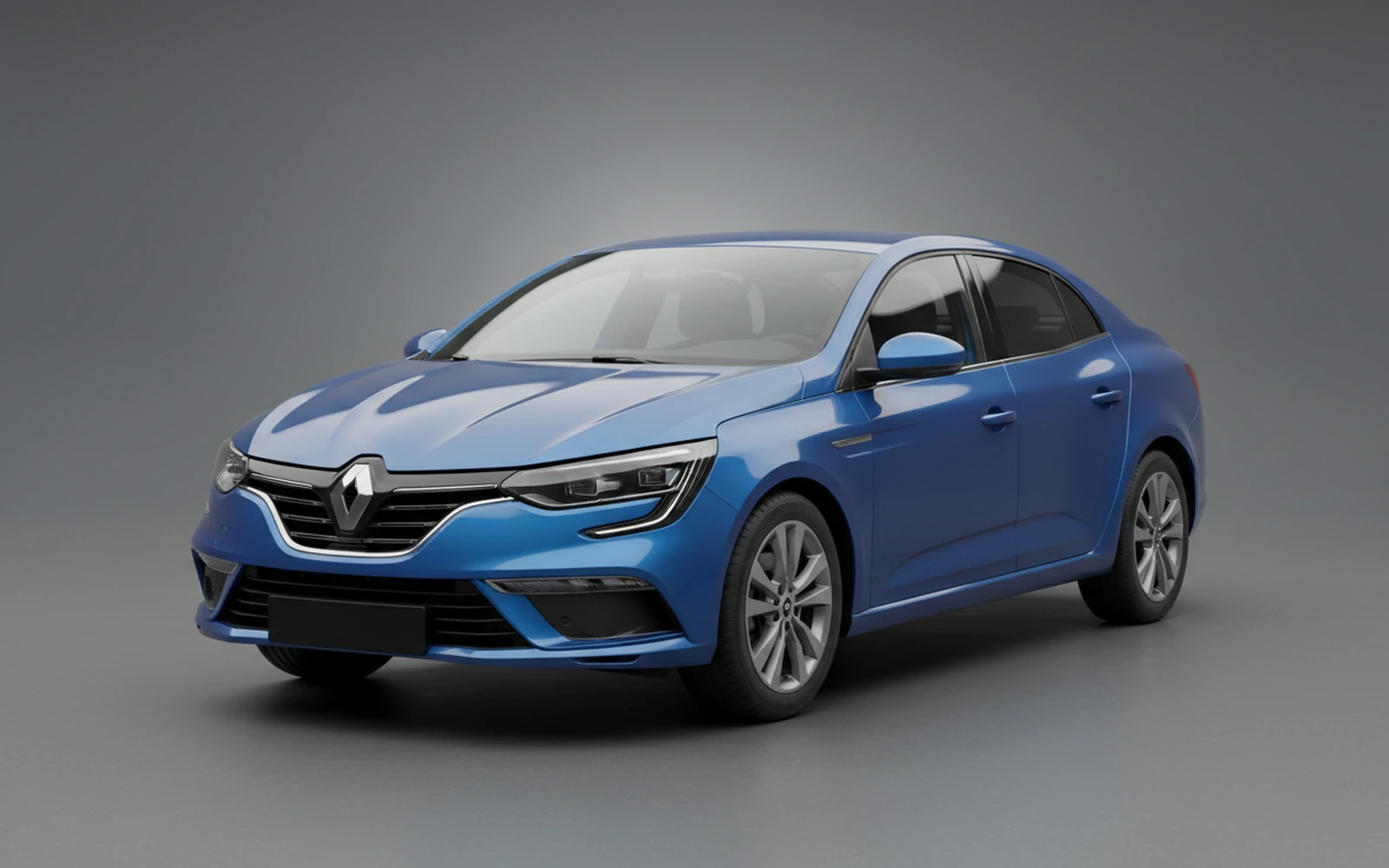 Renault Megane Blue 2025 for rent in Miami — exterior photo