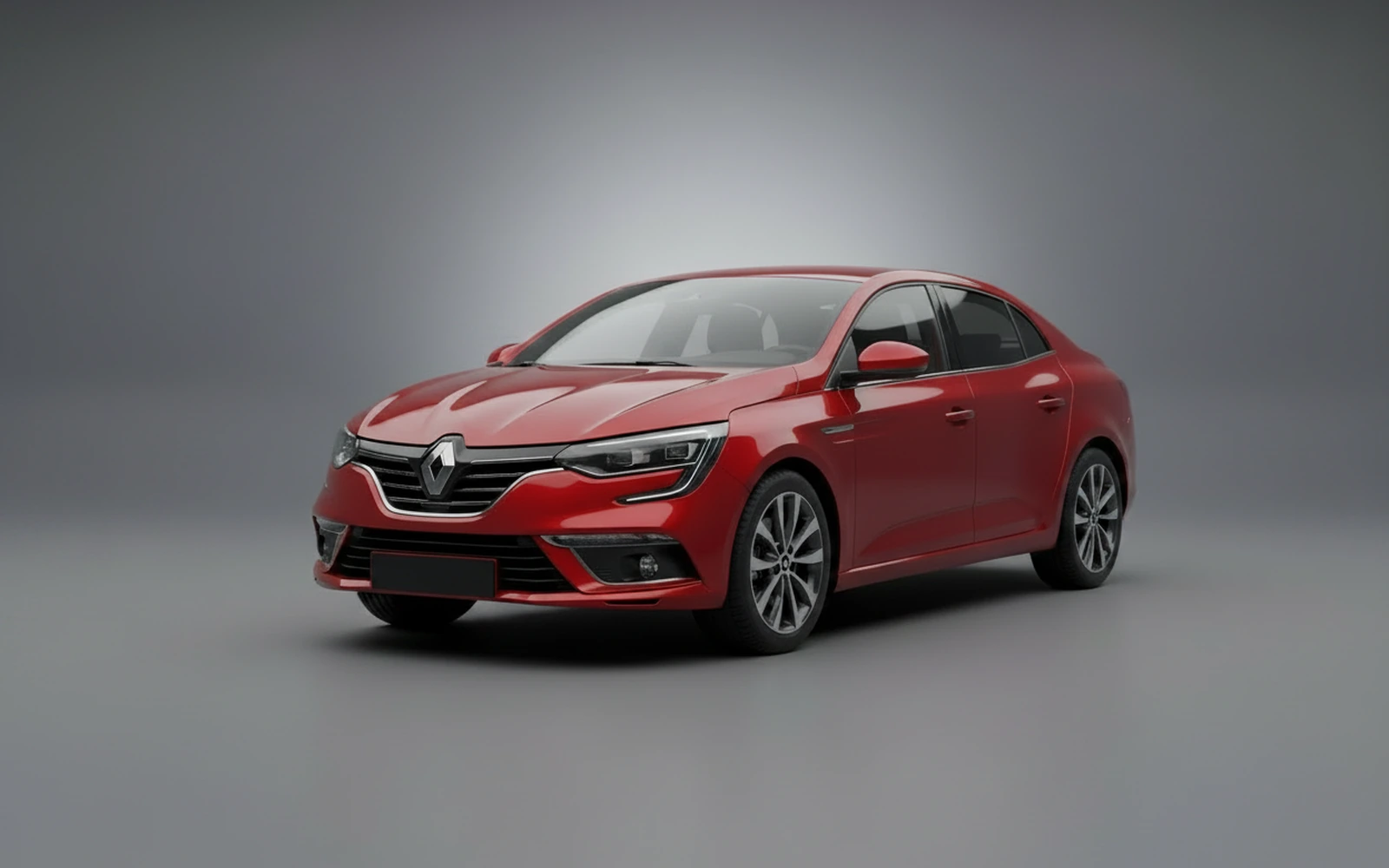 Renault Megane Red 2025 — exterior side view