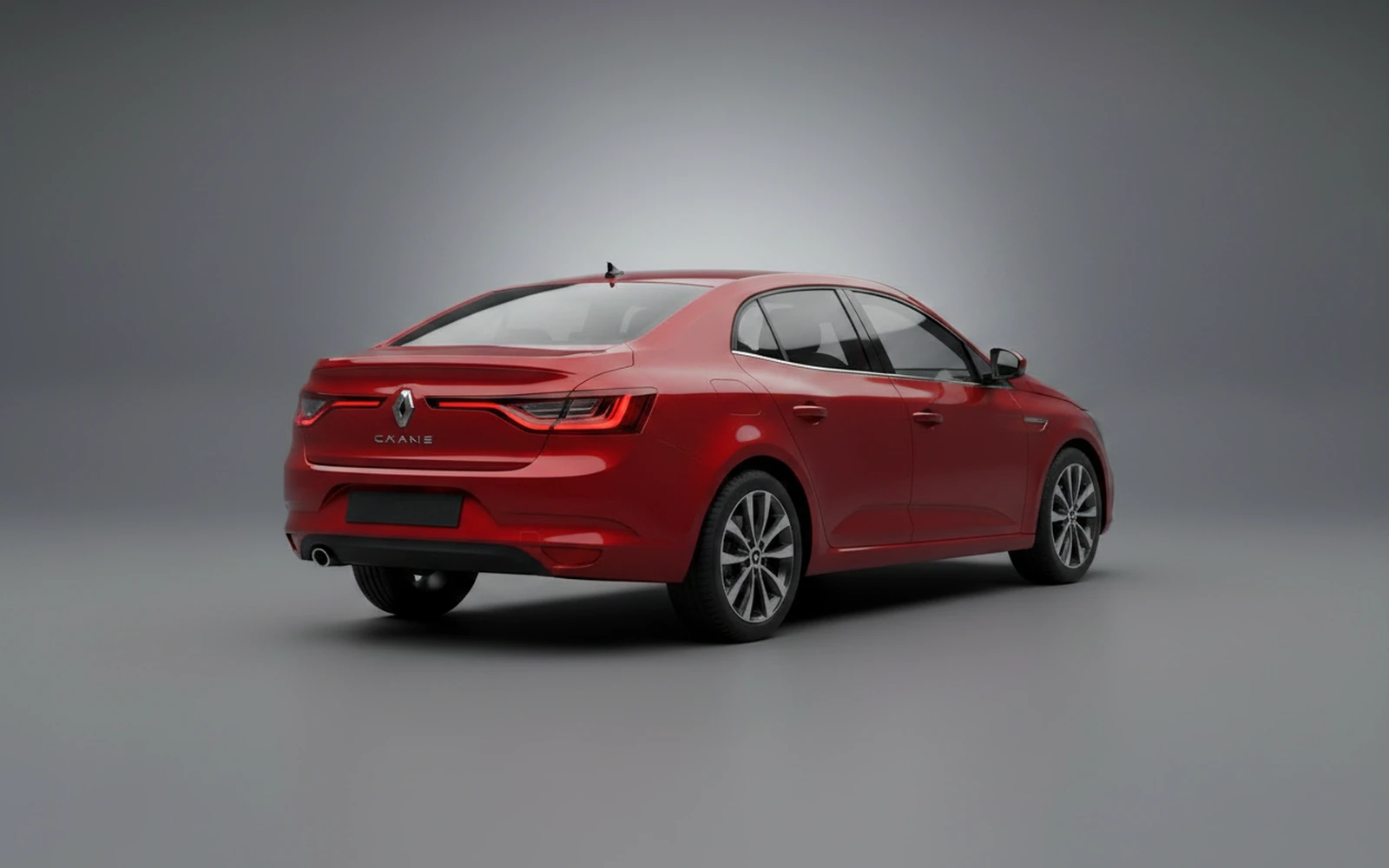 Renault Megane Red 2025 — interior dashboard