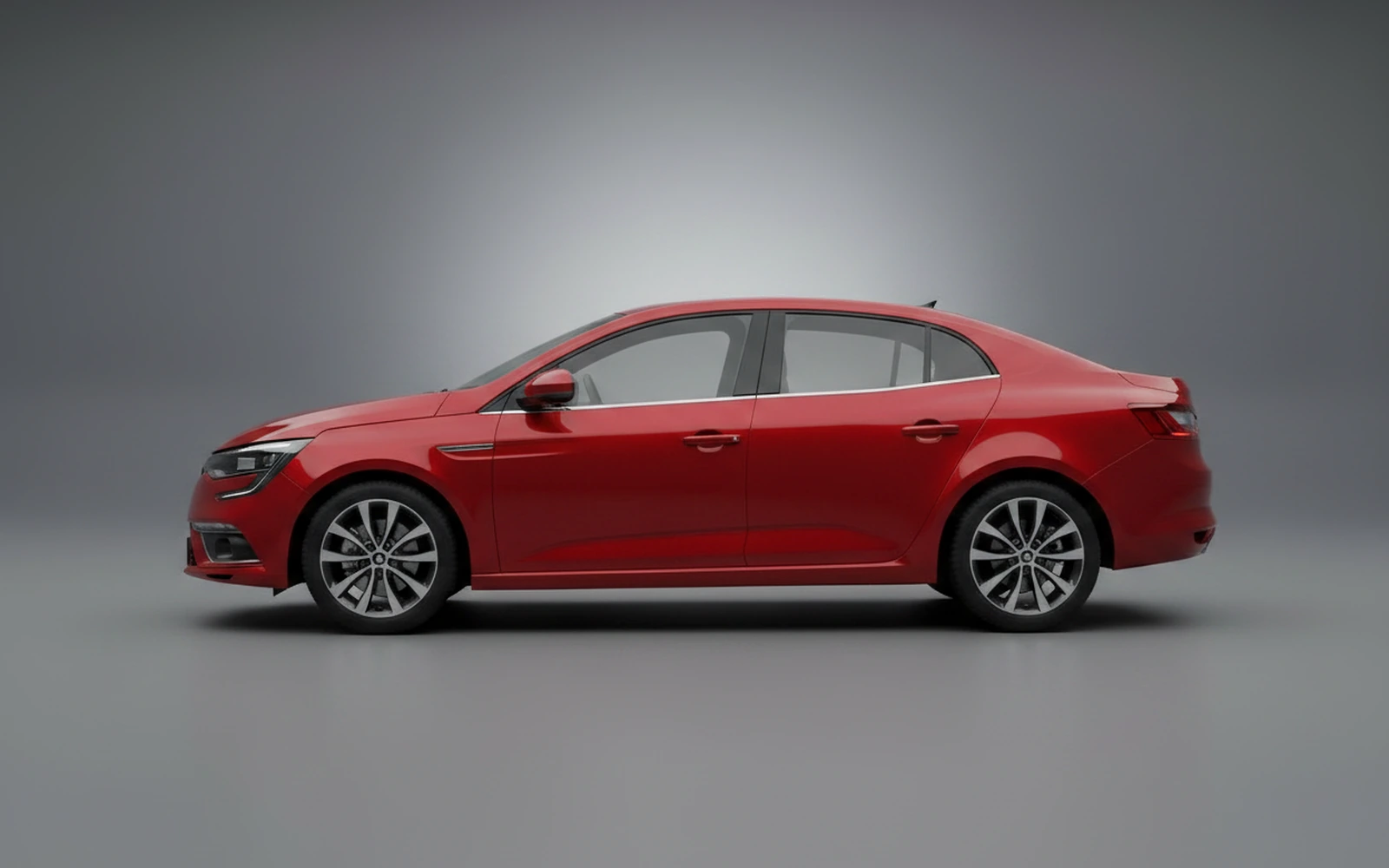 Renault Megane Red 2025 — exterior rear view