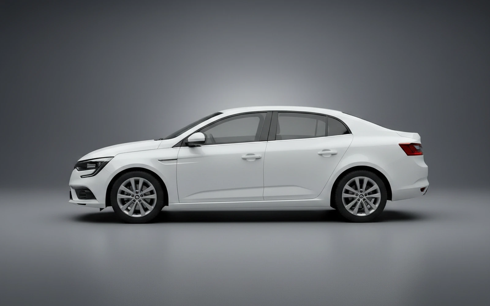 Renault Megane White 2025 — exterior rear view