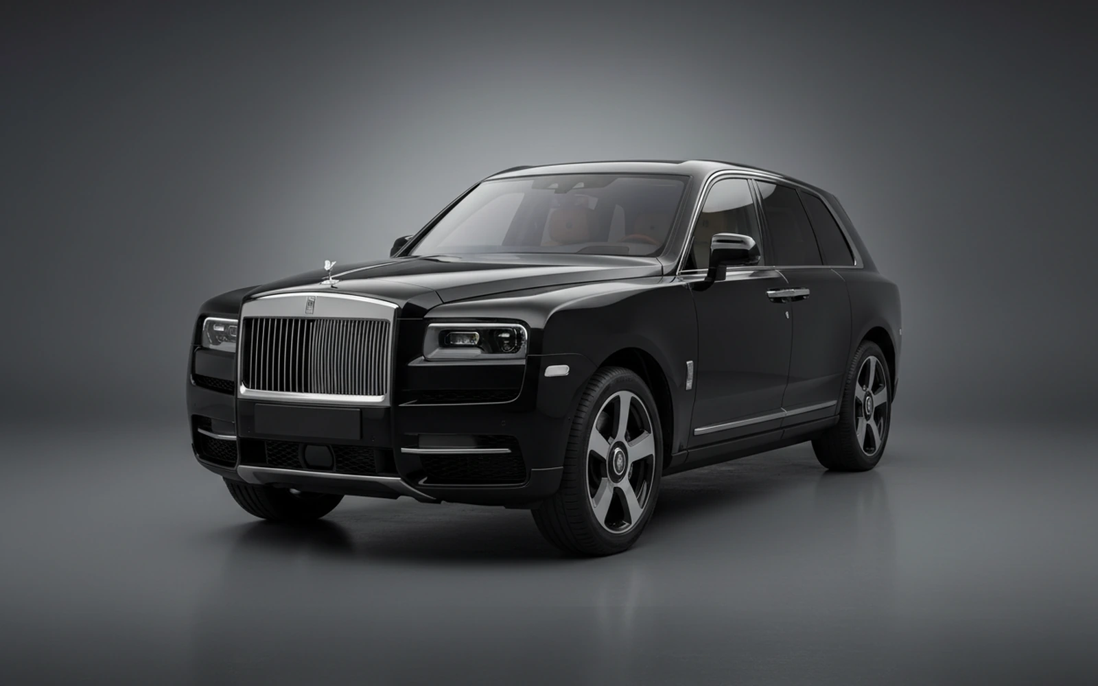 Rolls-Royce Cullinan Black 2023 for rent in Miami — exterior photo