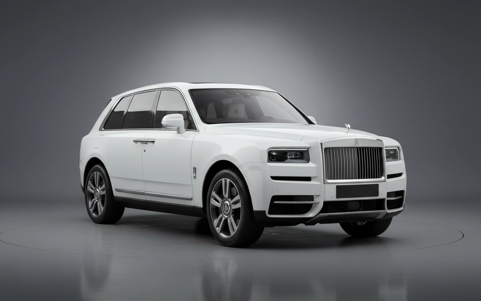 Rolls-Royce Cullinan Blanco 2022 for rent in Miami — exterior front view