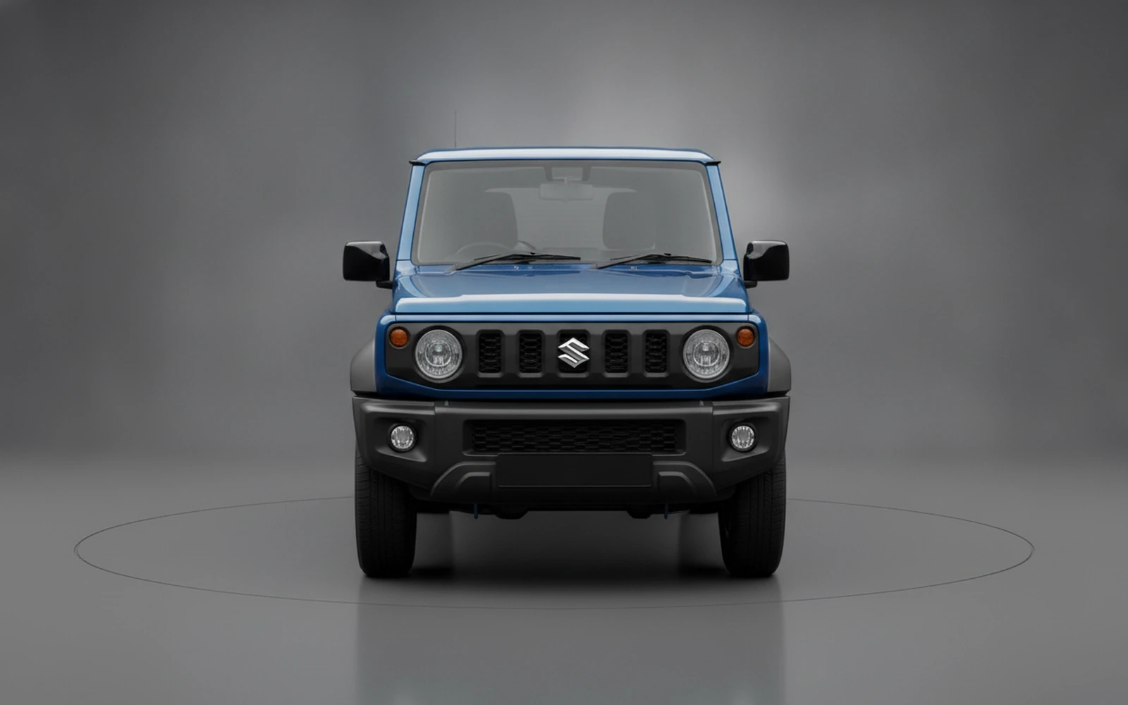 Suzuki Jimny Black Azul 2026 — exterior side view
