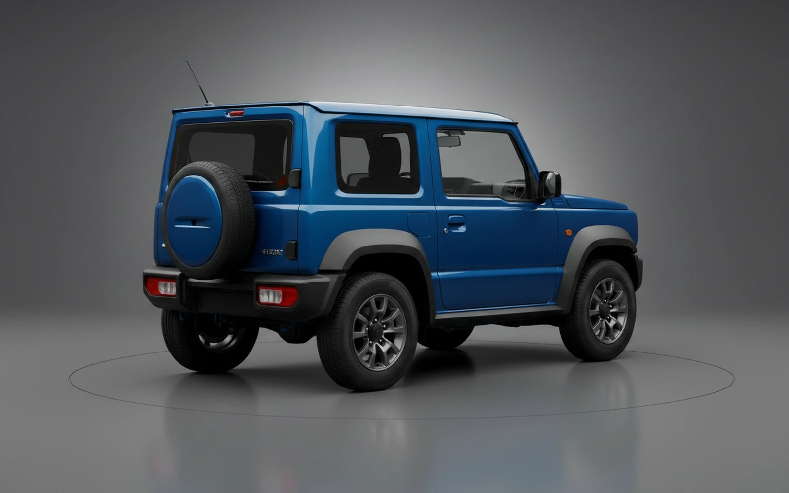 Suzuki Jimny Black Azul 2026 — interior dashboard