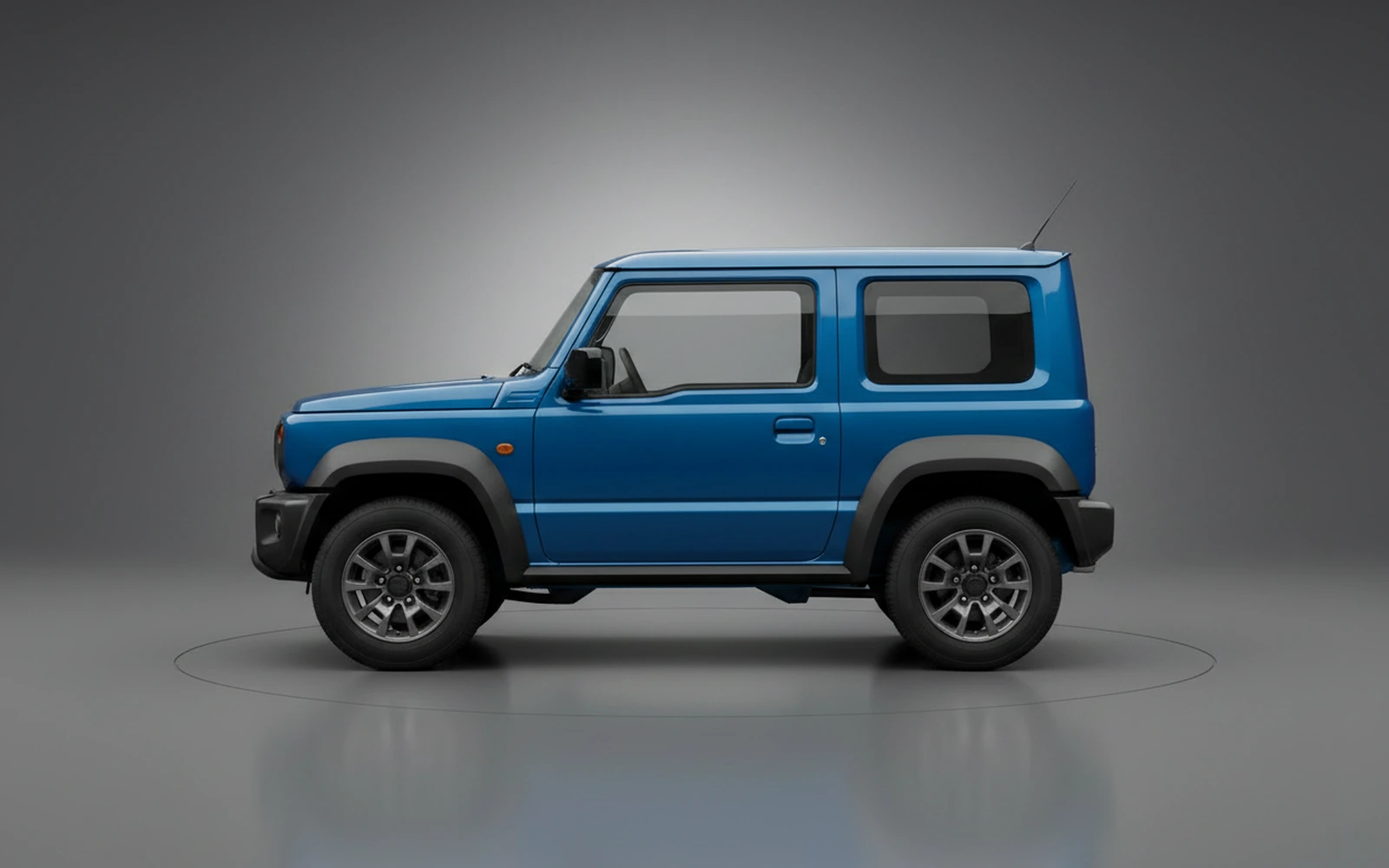 Suzuki Jimny Black Azul 2026 — exterior rear view