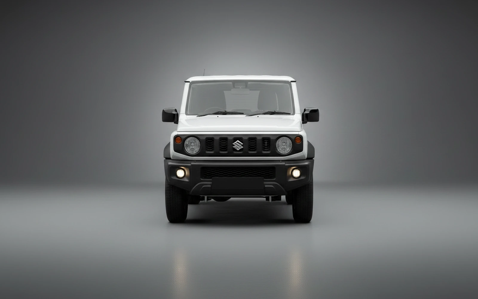 Suzuki Jimny Black White 2026 — exterior side view