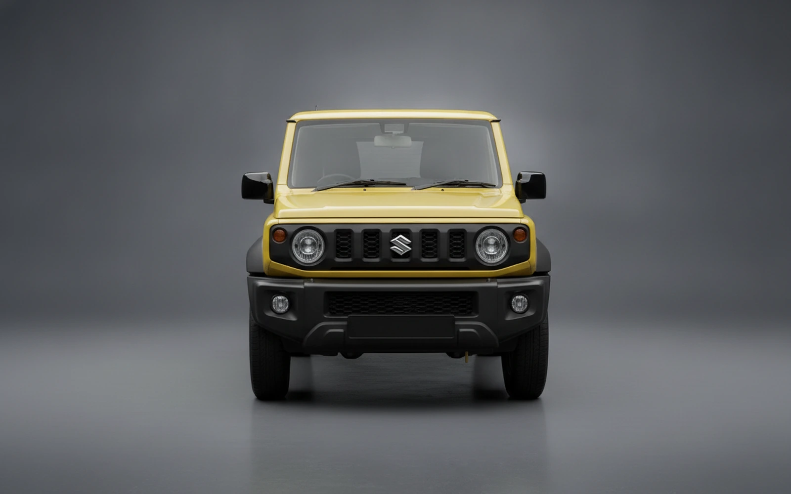 Suzuki Jimny Black Yellow 2026 — exterior side view