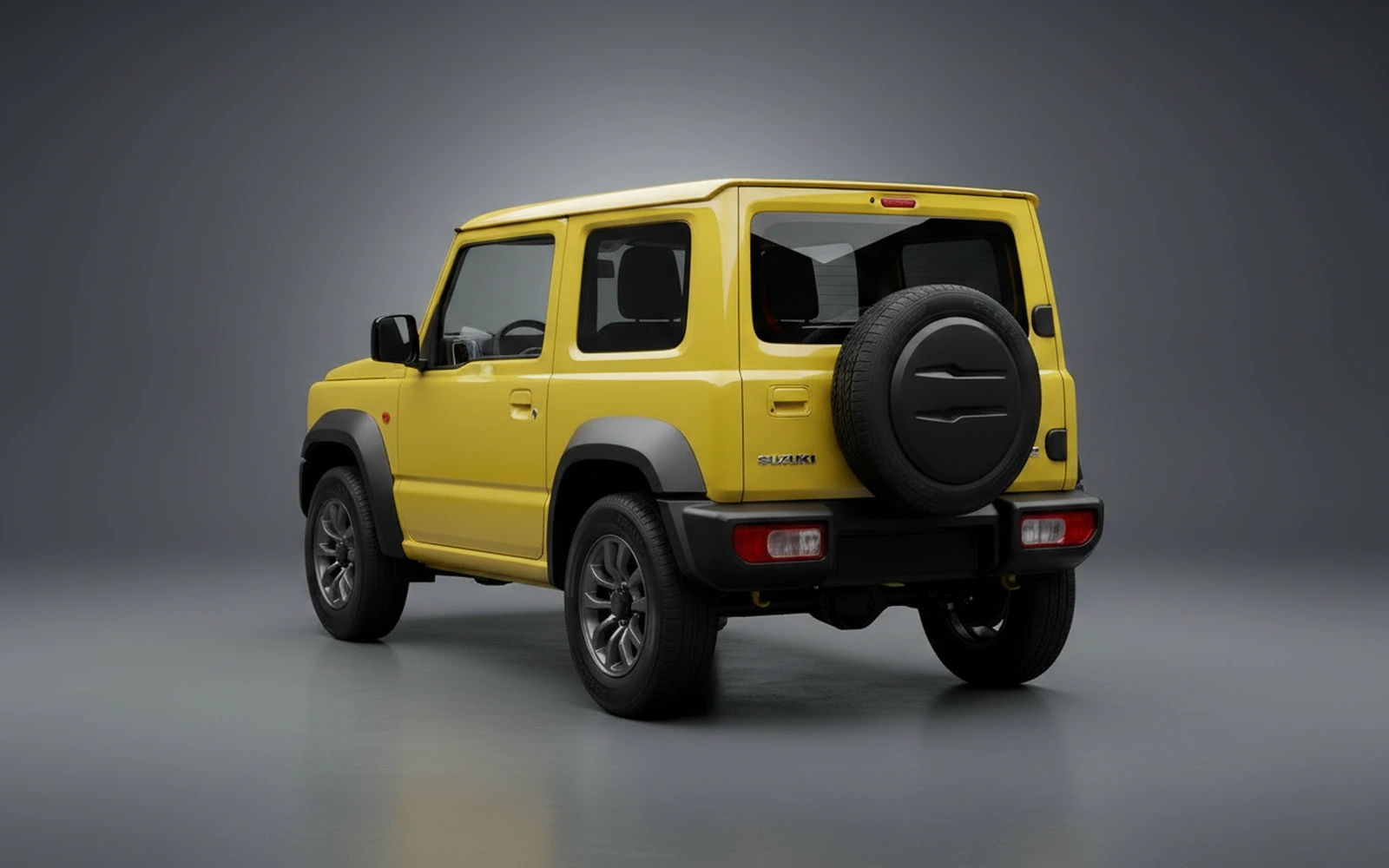 Suzuki Jimny Black Yellow 2026 — interior dashboard
