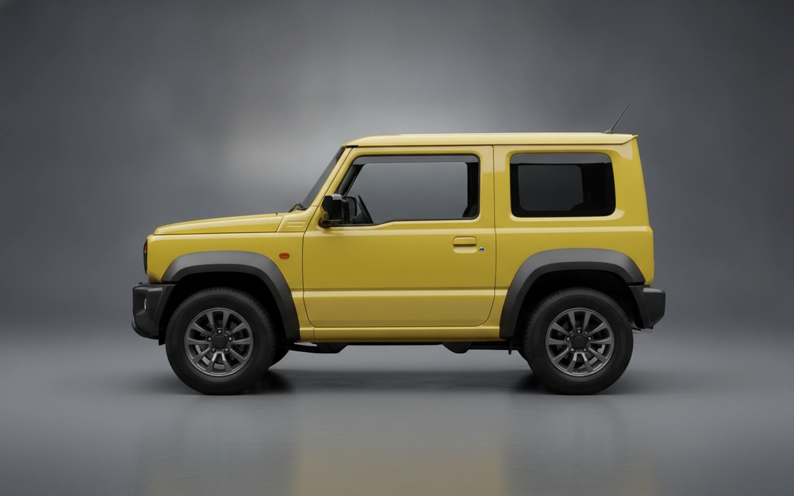 Suzuki Jimny Black Yellow 2026 — exterior rear view