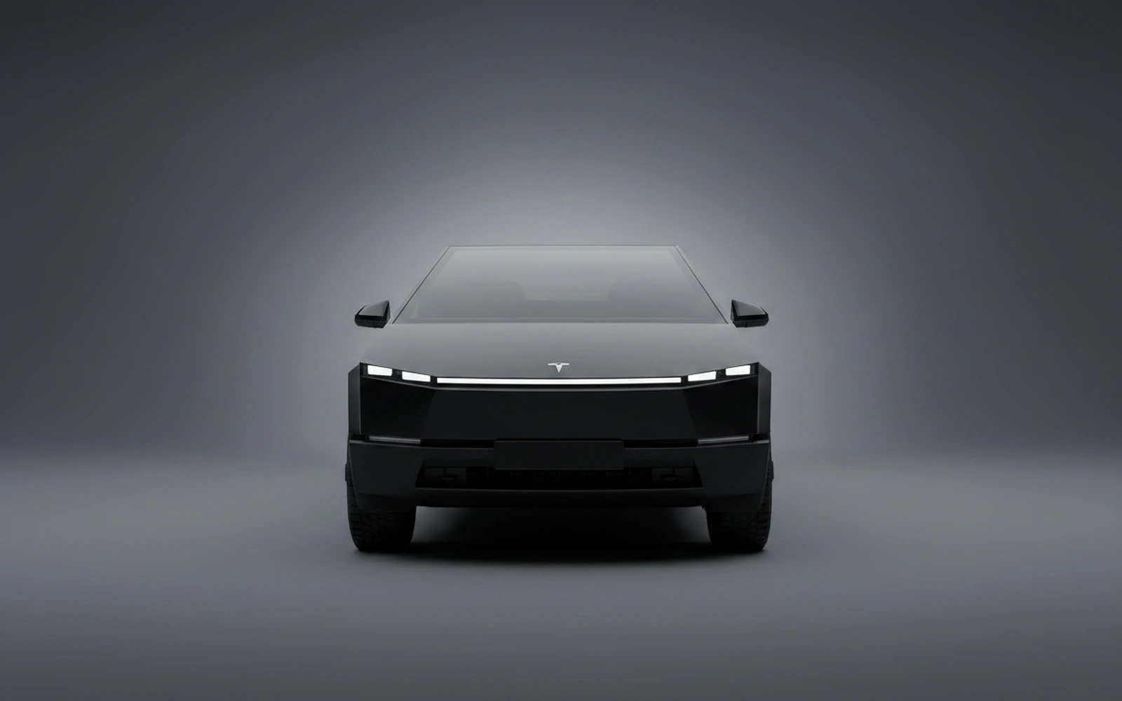 Tesla Cybertruck Negro 2024 — exterior side view
