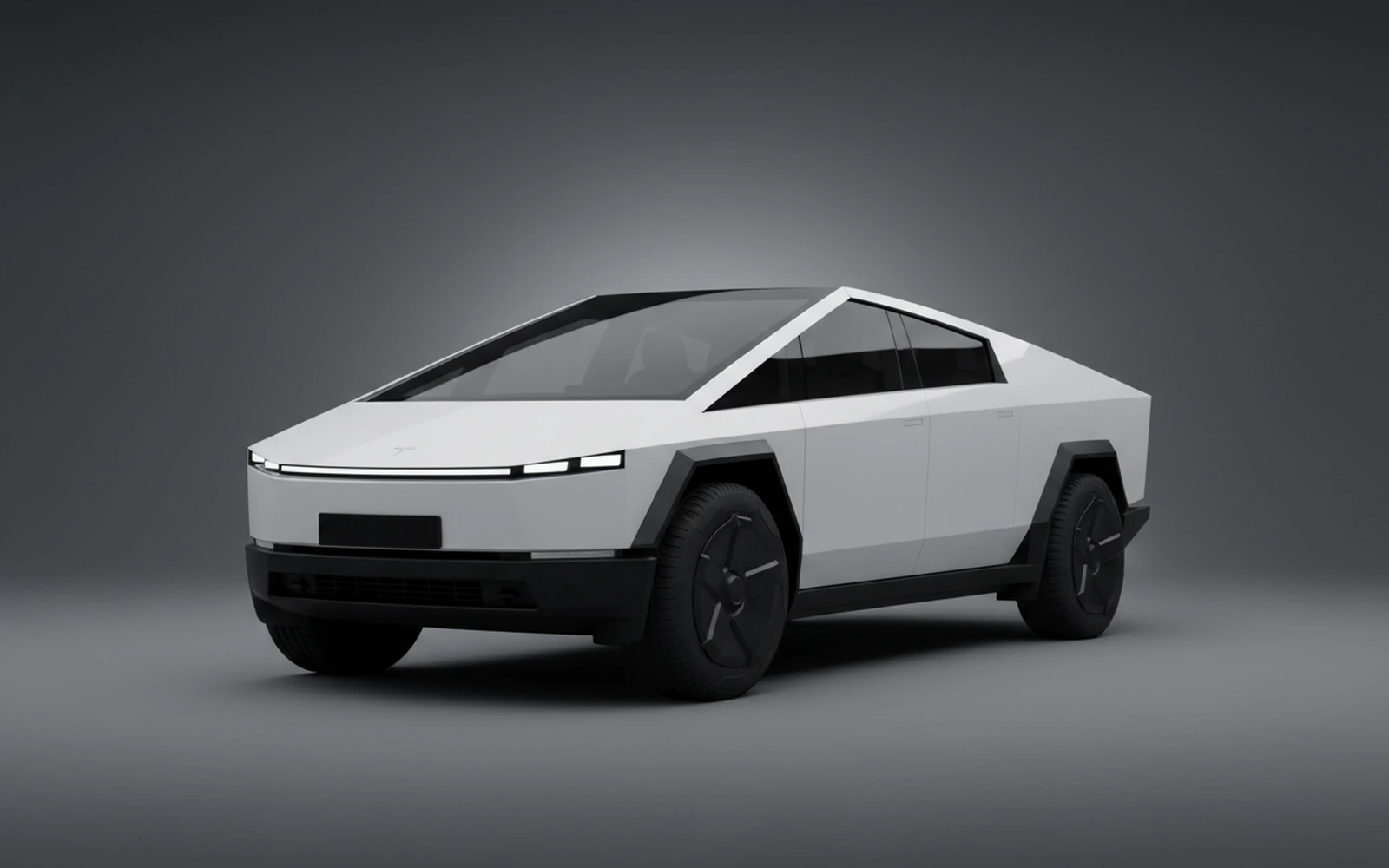 Tesla Cybertruck Blanco 2024 for rent in Miami — exterior front view