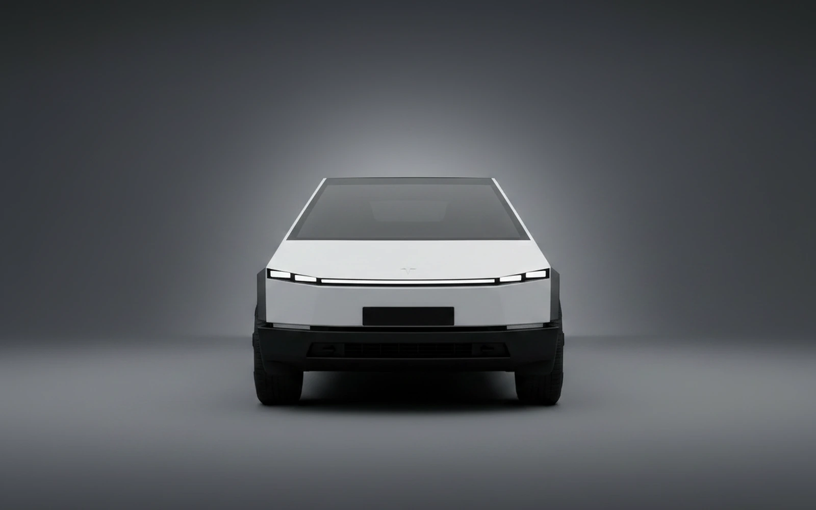 Tesla Cybertruck Blanco 2024 — exterior side view