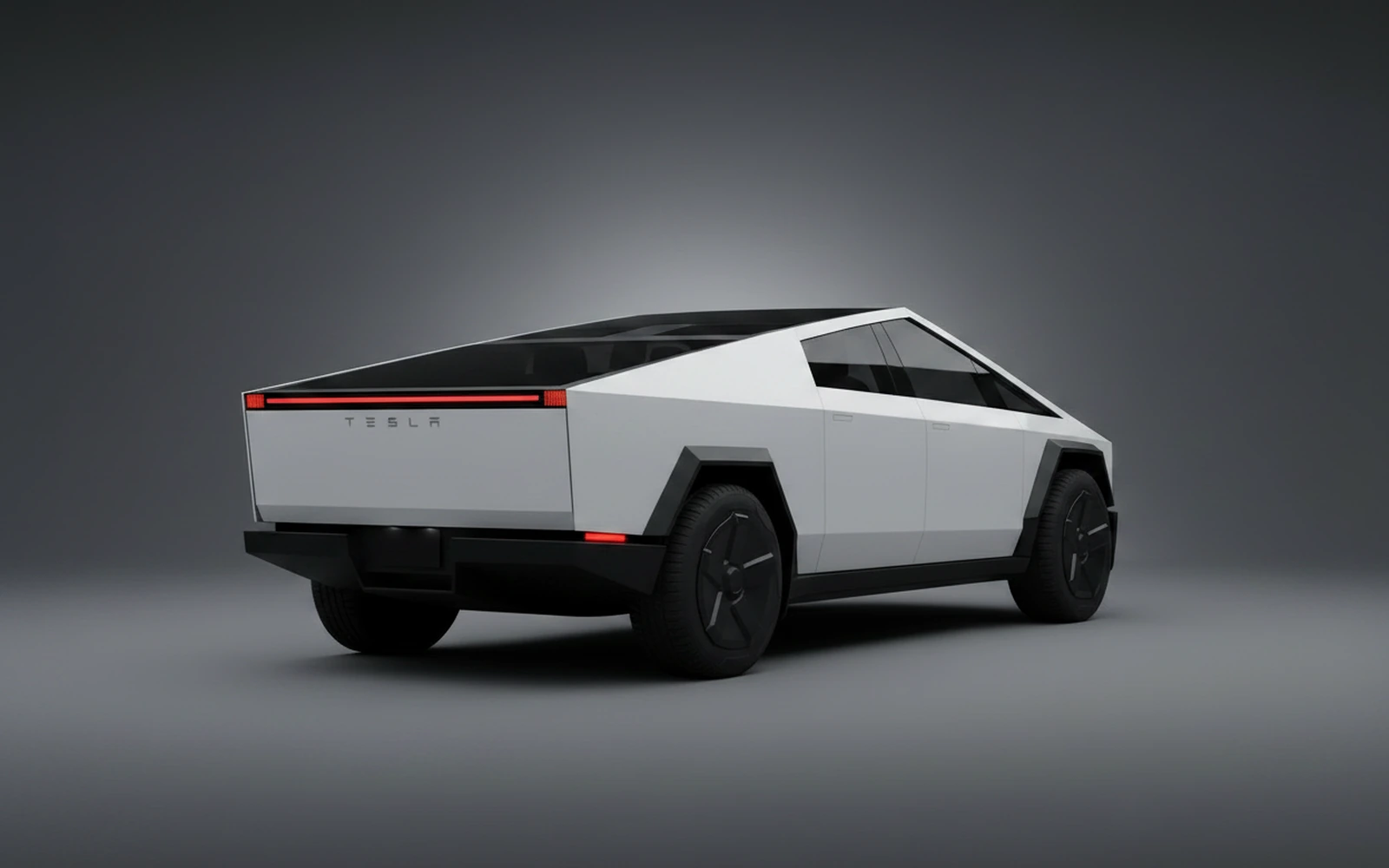 Tesla Cybertruck Blanco 2024 — interior dashboard