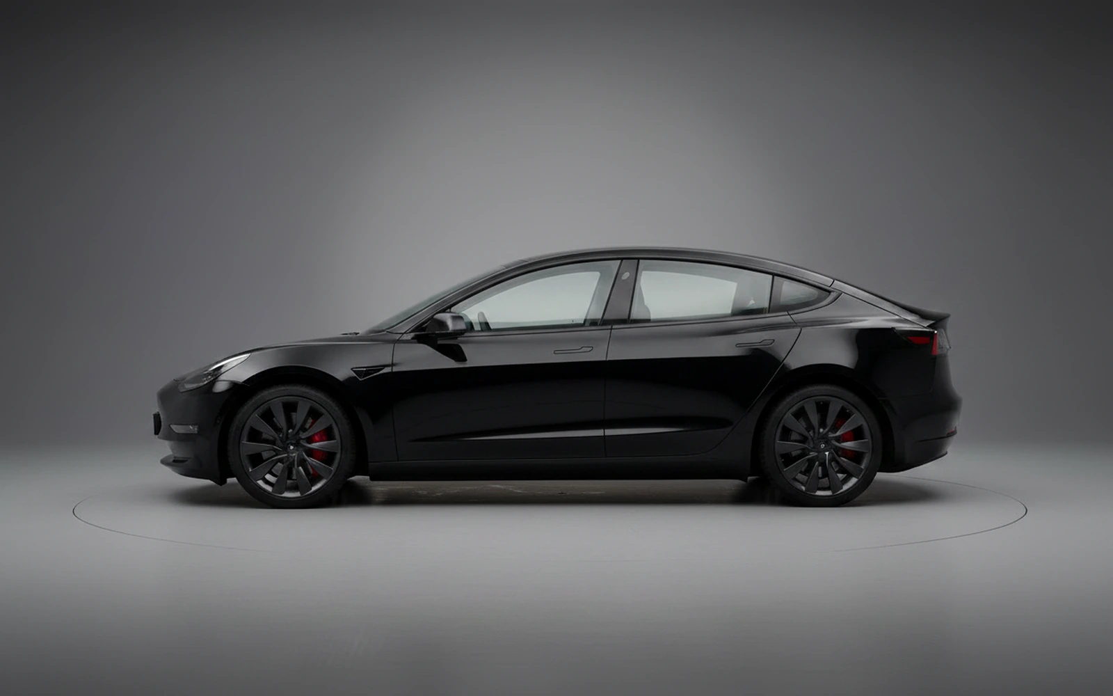 Tesla Model 3 Negro 2024 — exterior rear view