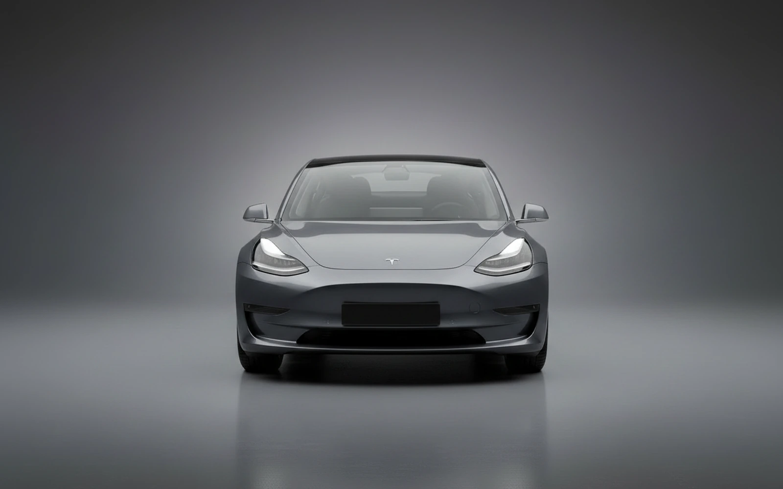 Tesla Model 3 Gris 2025 — exterior side view
