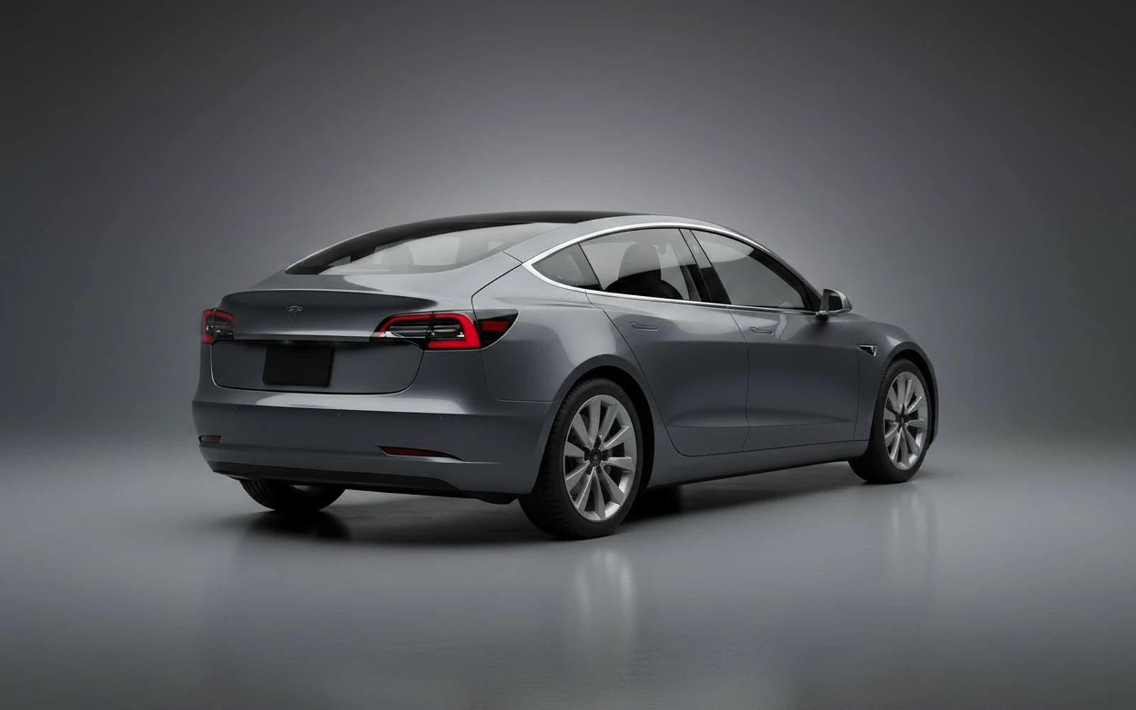 Tesla Model 3 Gris 2025 — interior dashboard
