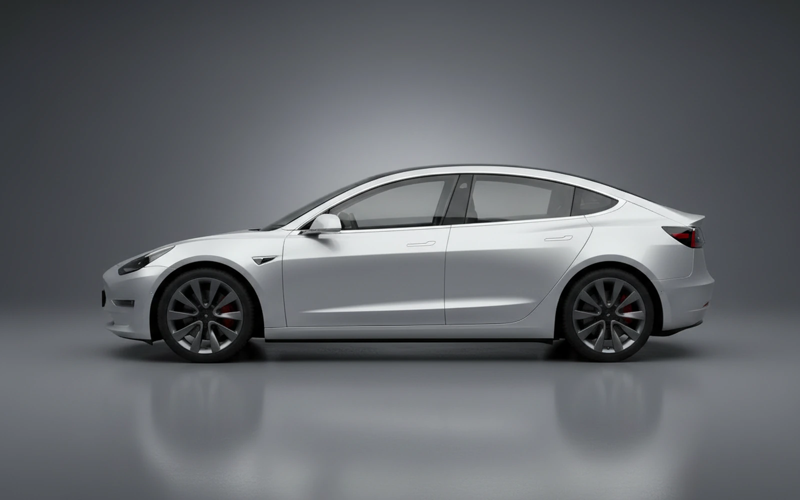 Tesla Model 3 Plata 2024 — exterior rear view