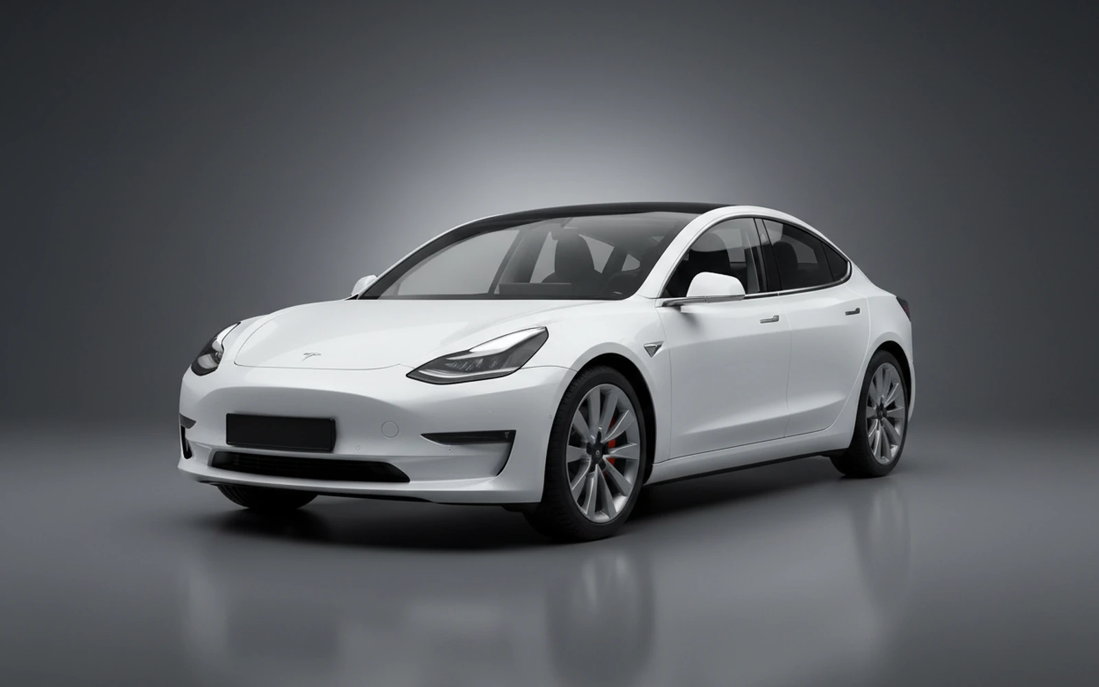 Tesla Model 3 White 2025 for rent in Miami — exterior photo