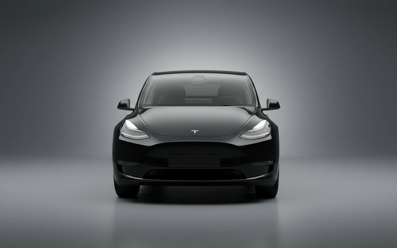 Tesla Model Y Negro 2024 — exterior side view