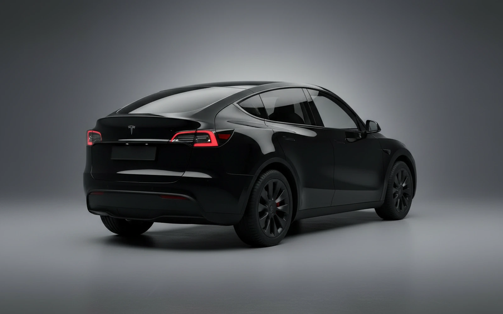 Tesla Model Y Negro 2024 — interior dashboard