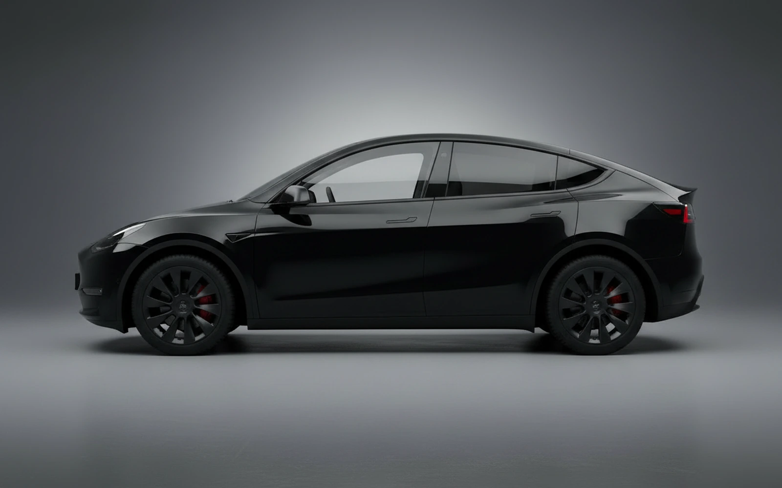 Tesla Model Y Negro 2024 — exterior rear view