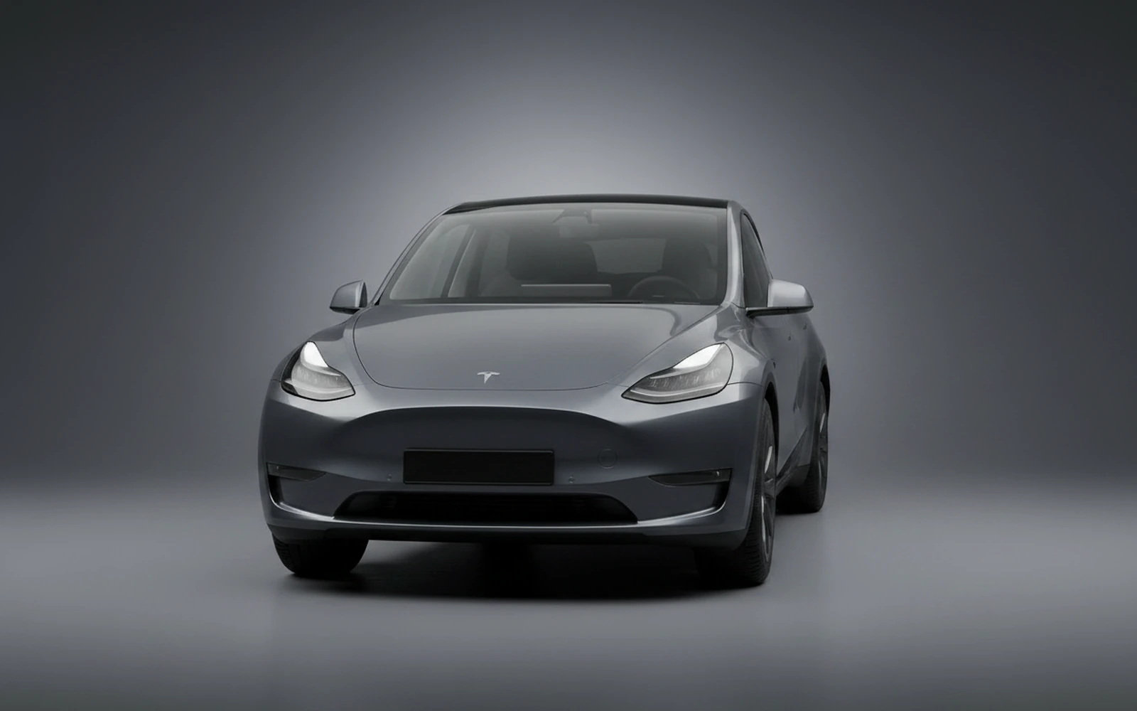 Tesla Model Y Gris 2024 — exterior side view