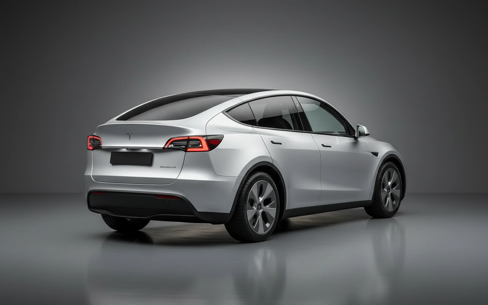 Tesla Model Y Plata 2024 — interior dashboard