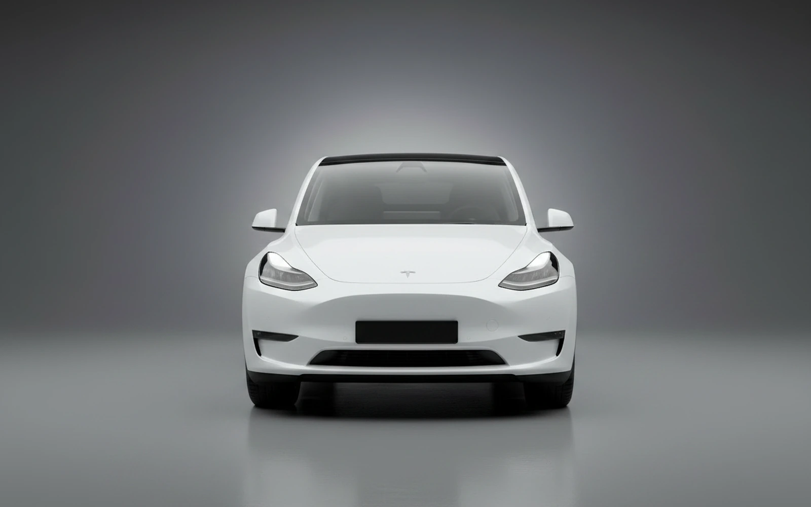 Tesla Model Y White 2024 — exterior side view