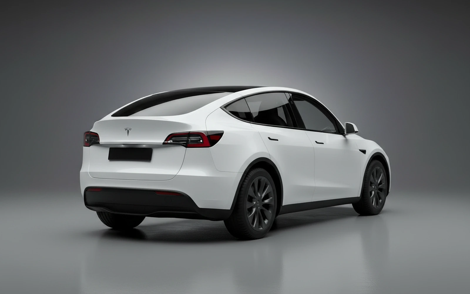 Tesla Model Y White 2024 — interior dashboard
