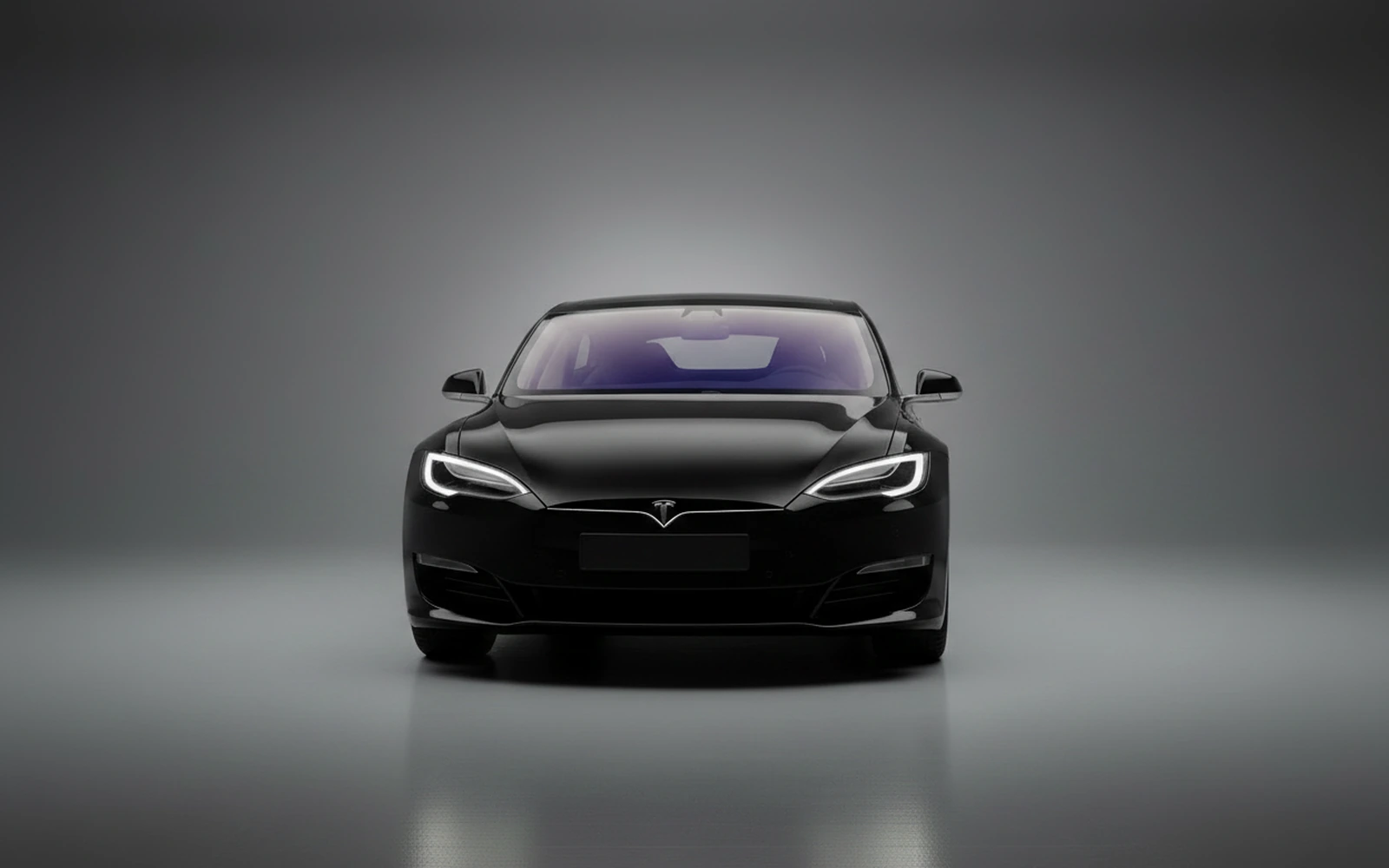 Tesla Model S Plaid Black 2024 — exterior side view