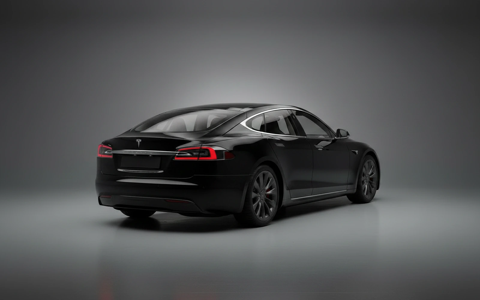 Tesla Model S Plaid Black 2024 — interior dashboard