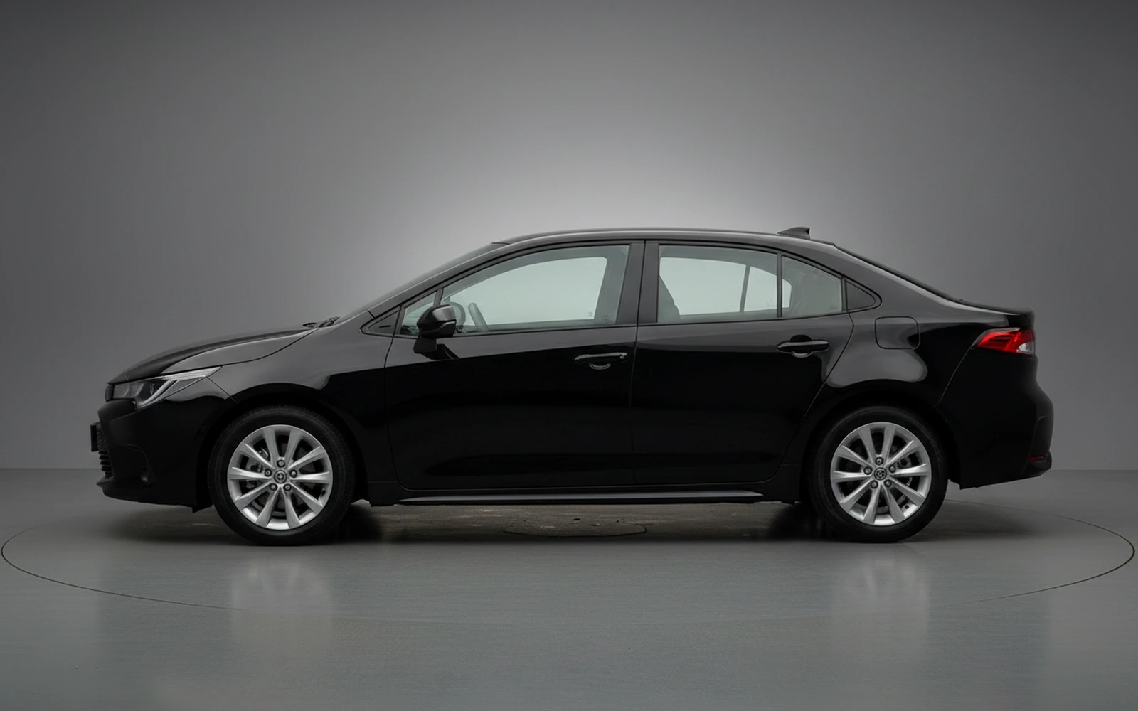 Toyota Corolla Black 2024 — exterior rear view