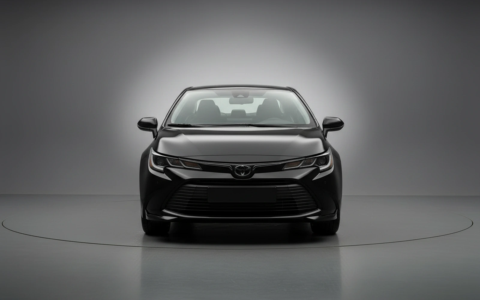 Toyota Corolla Black 2026 — exterior side view