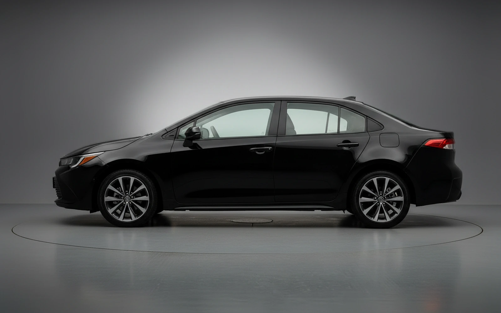 Toyota Corolla Black 2026 — exterior rear view