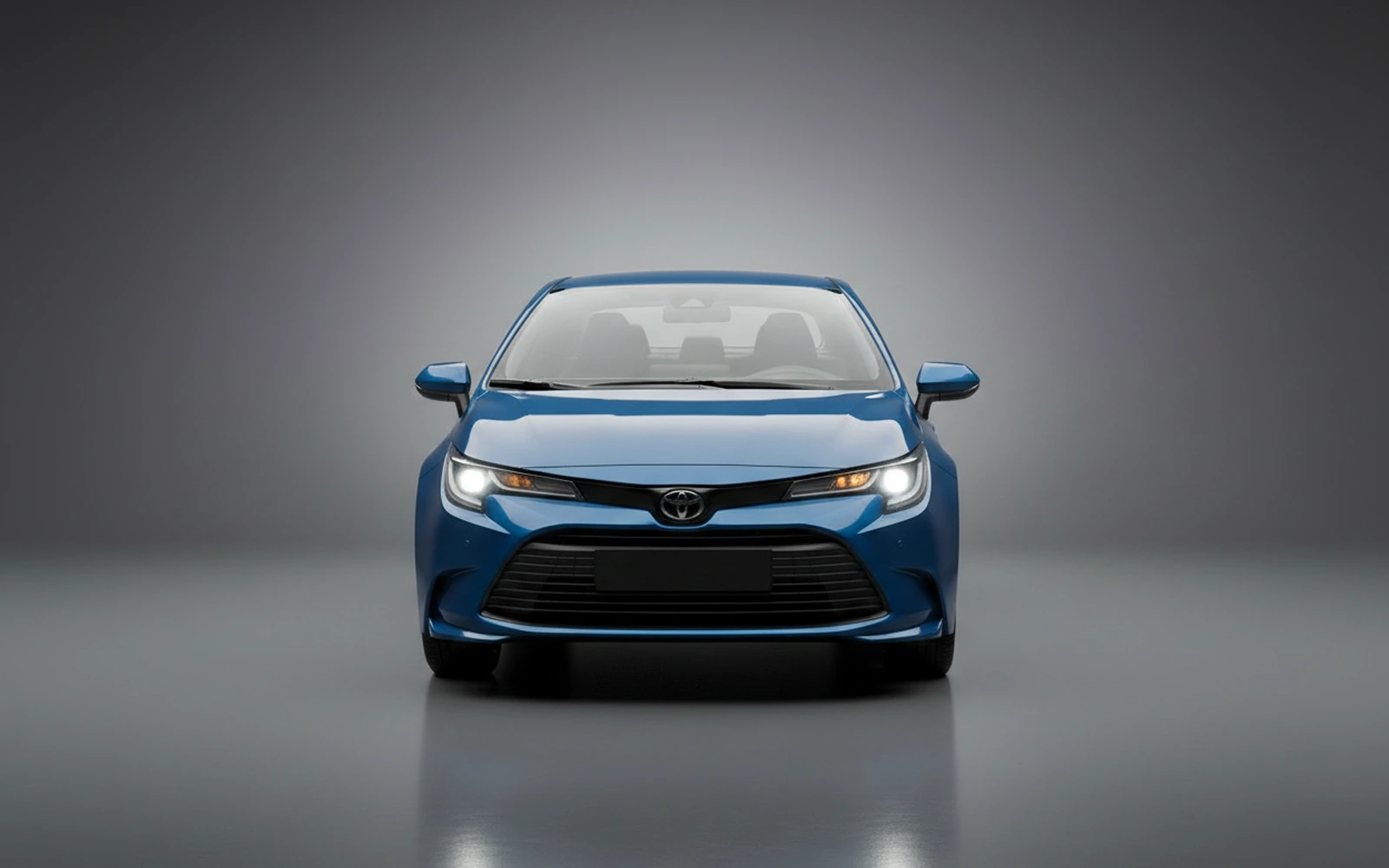 Toyota Corolla Blue 2025 — exterior side view