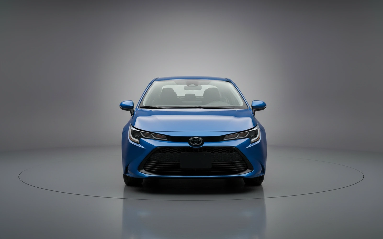 Toyota Corolla Blue 2026 — exterior side view