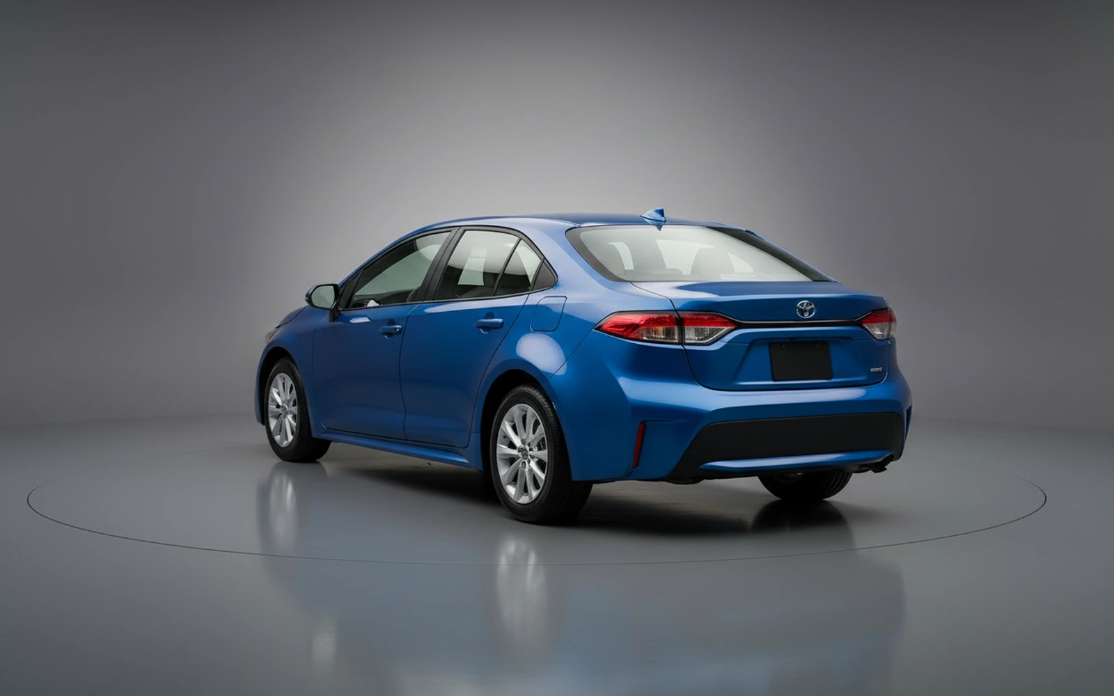 Toyota Corolla Blue 2026 — interior dashboard