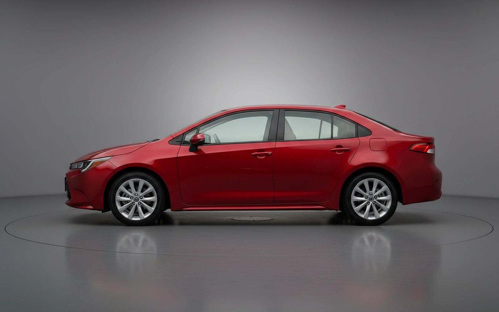 Toyota Corolla Red 2024 — exterior rear view