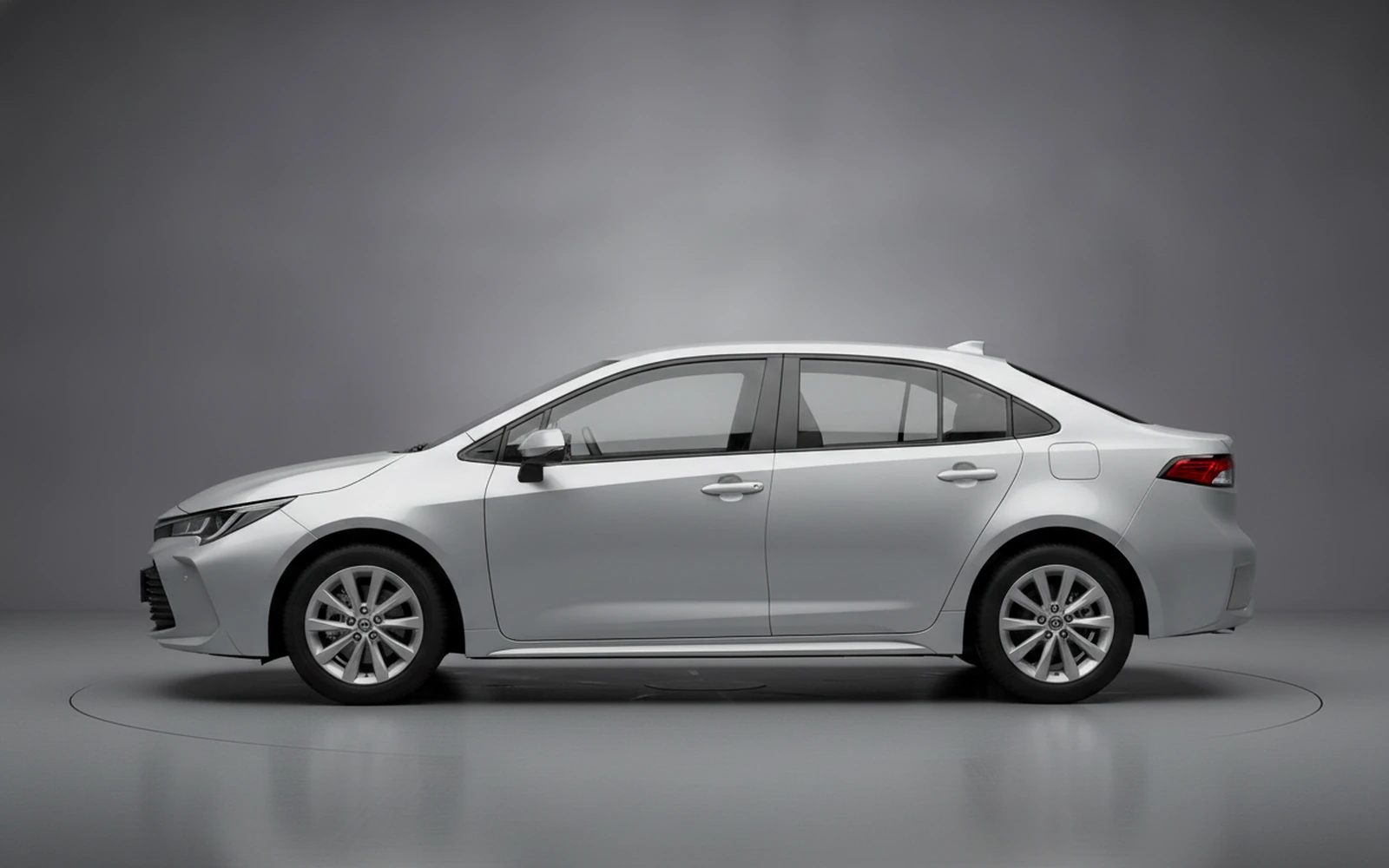 Toyota Corolla Silver 2024 — exterior rear view