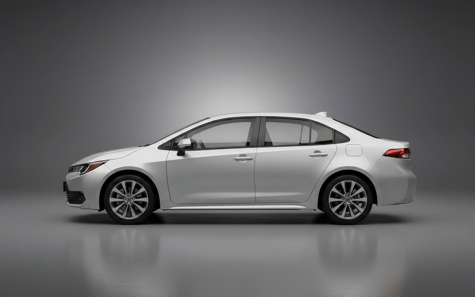 Toyota Corolla Silver 2026 — exterior rear view