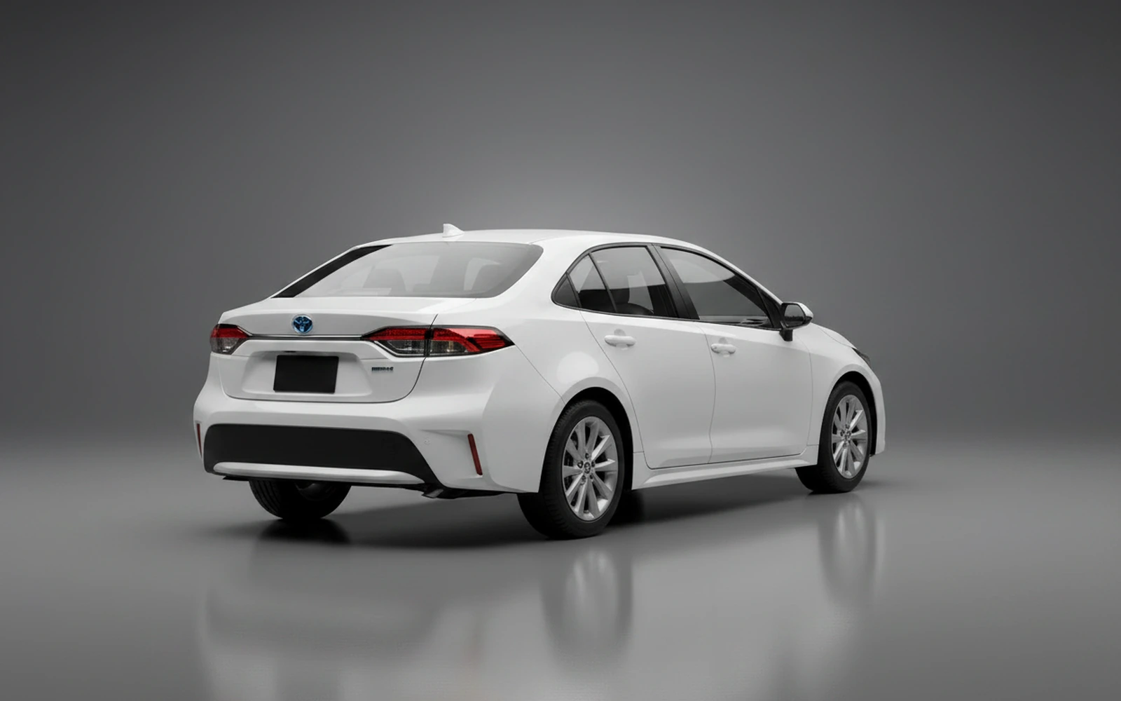 Toyota Corolla White 2025 — interior dashboard