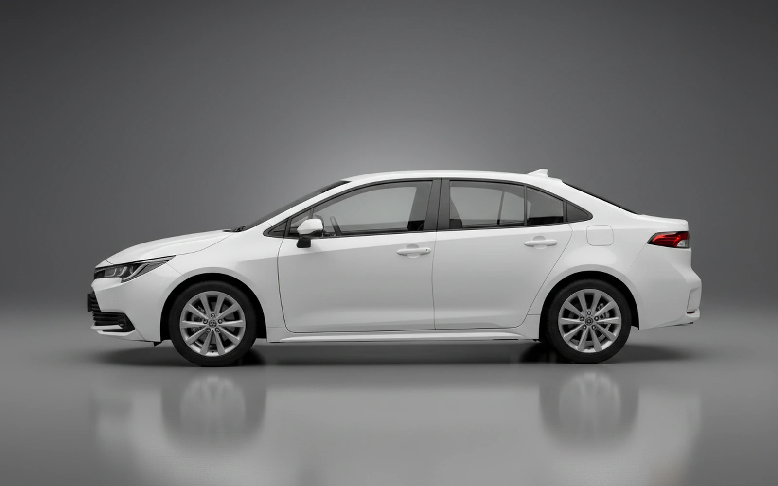 Toyota Corolla White 2025 — exterior rear view