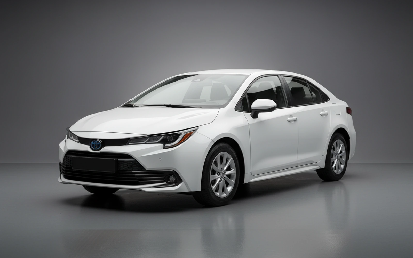 Toyota Corolla White 2026 for rent in Miami — exterior photo